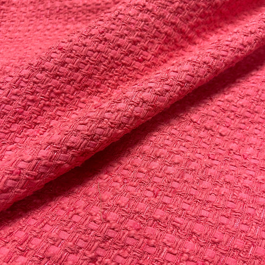 Tweed di Cotone Corallo