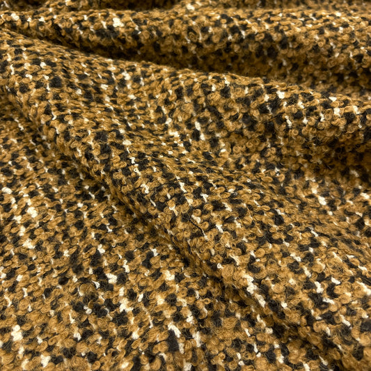 Alpaca Bouclé Wool – Brown
