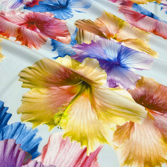 Cotone Fiori Maxi Acquerello