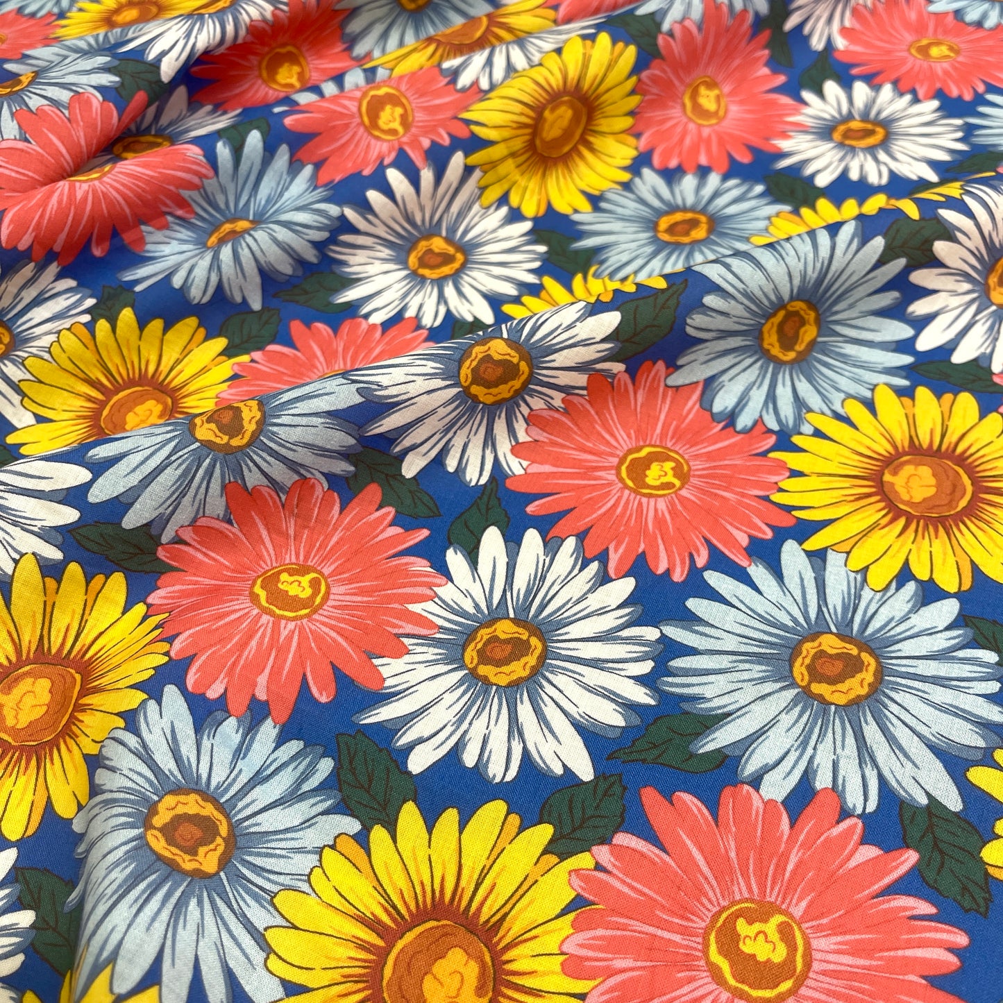 Cotone Fantasia - Margherite Multicolor