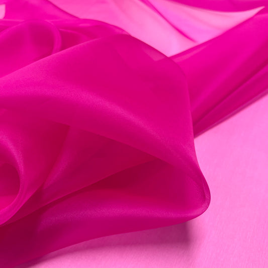 Organza di Seta – Rosa Fucsia