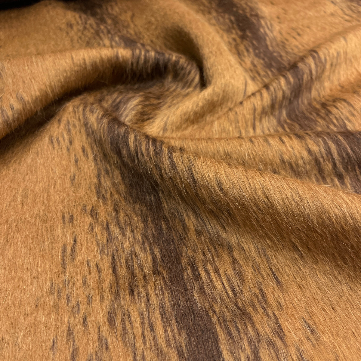 Baby Llama and Heavy Virgin Wool – Long Brown Hair