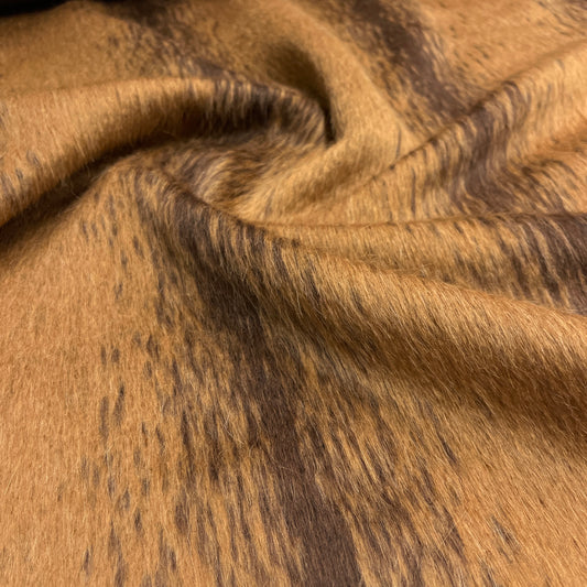 Baby Llama and Heavy Virgin Wool – Long Brown Hair