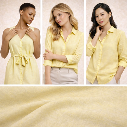 Plain Linen Lemon