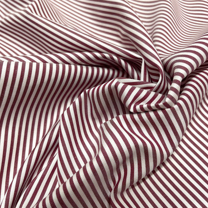 Cotone a Righe  Bordò 0.3