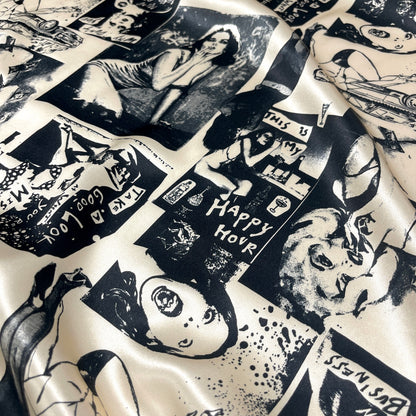 Raso di Seta - Pop Art Bianco & Nero