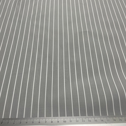 Cotone Popeline Riga Grigio