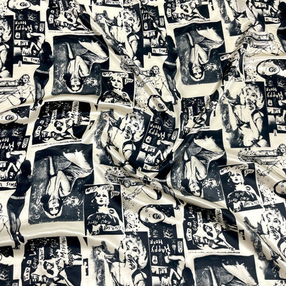 Raso di Seta - Pop Art Bianco & Nero