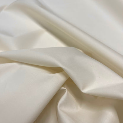 Cotone Popeline Premium - Avorio Elasticizzato