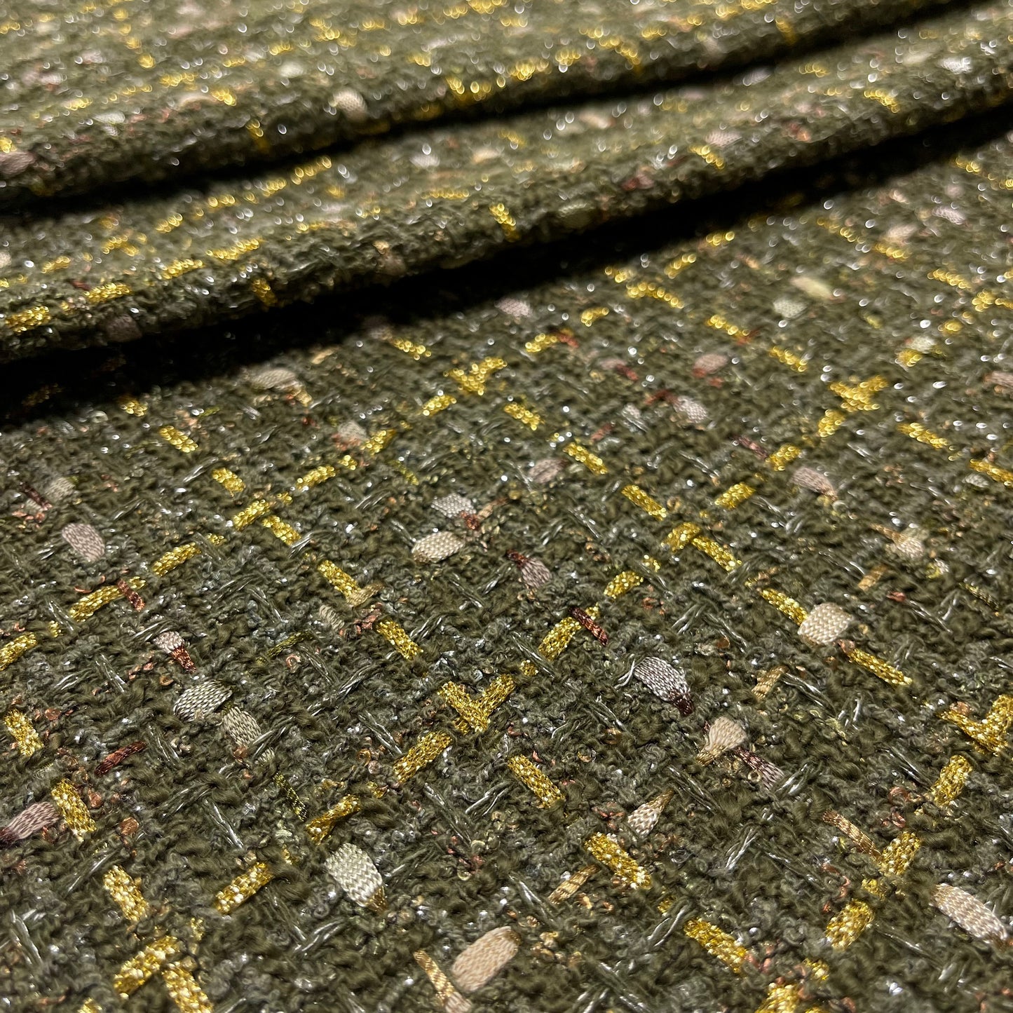 Tweed Bouclè  Verde  L.S.