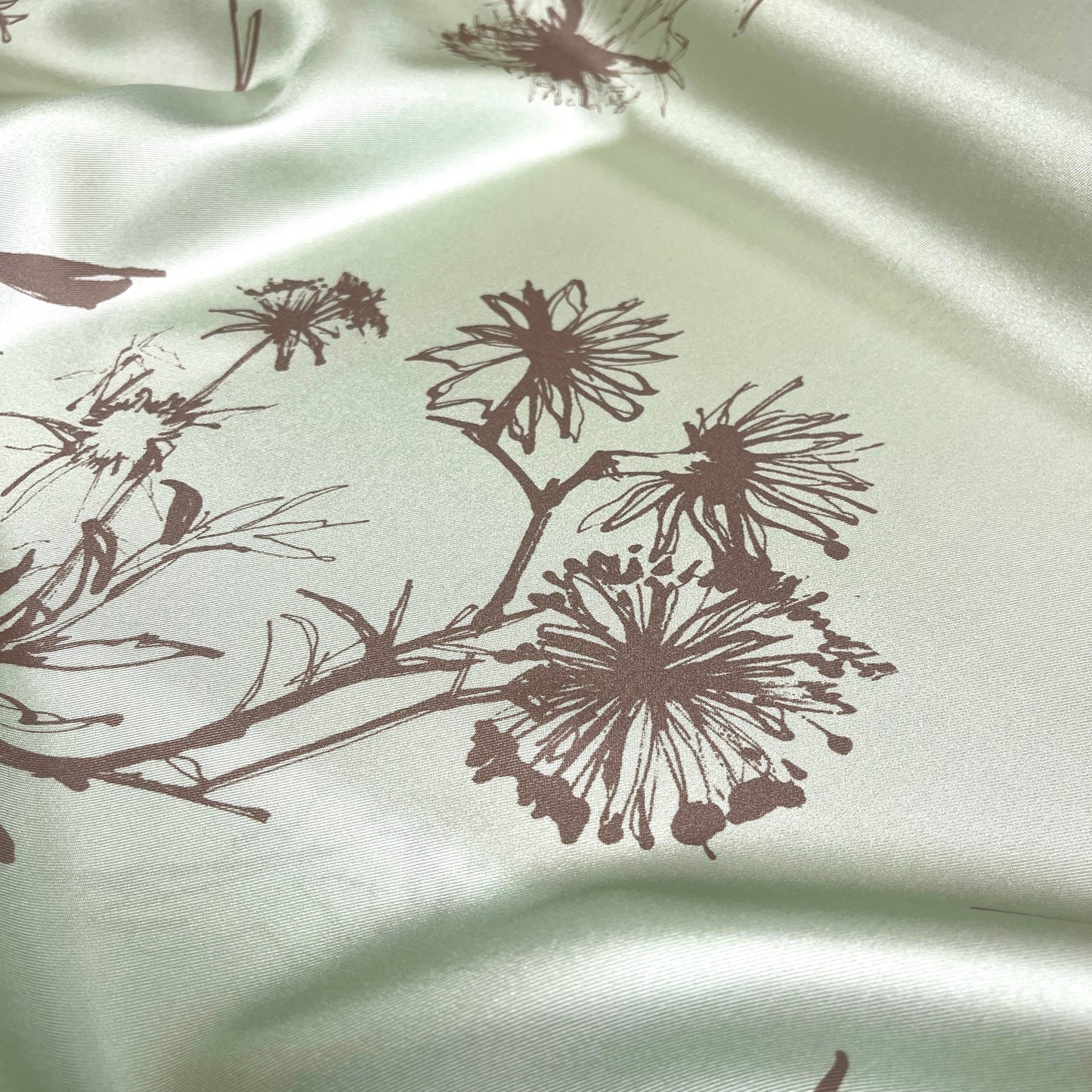 Twill di Seta Fantasia Botanica Salvia