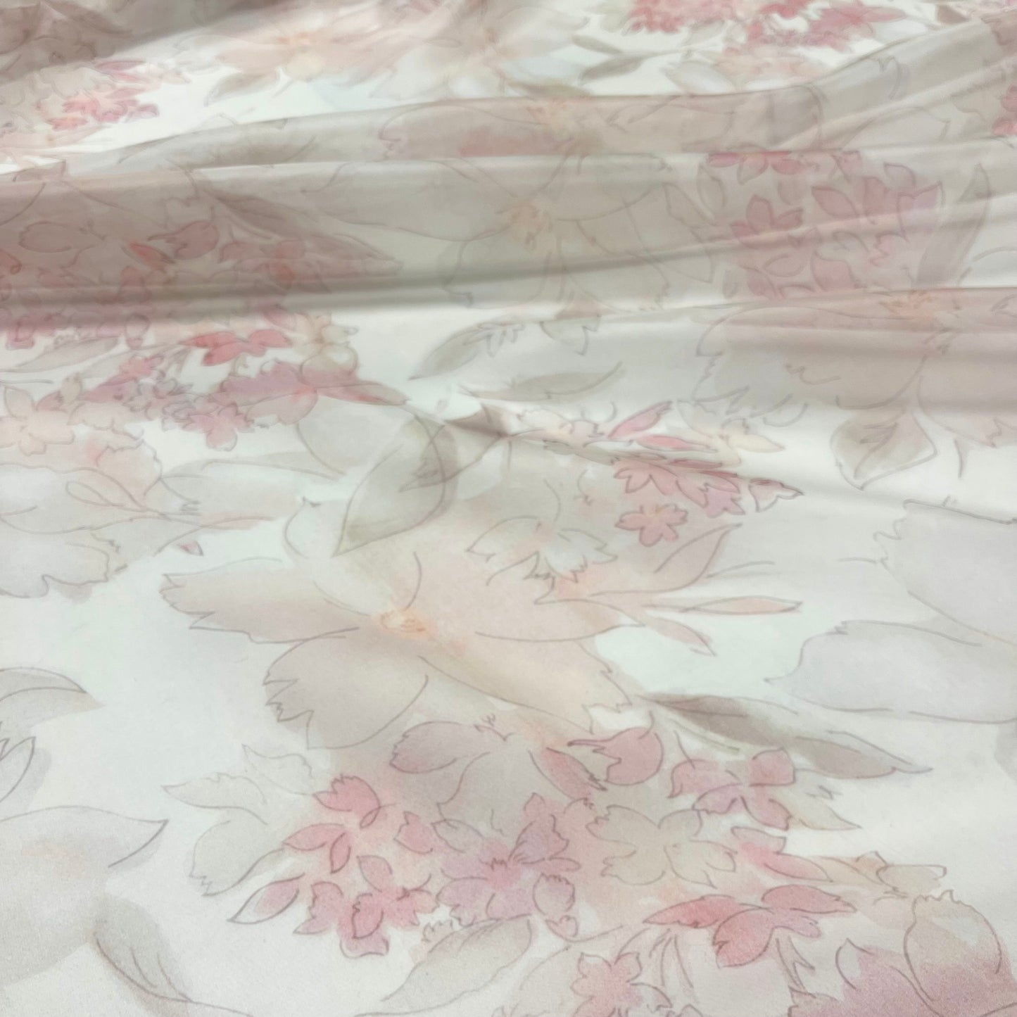 Silk Organza - Delicate Floral