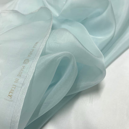 Organza di Seta –  Azzurro Chiaro