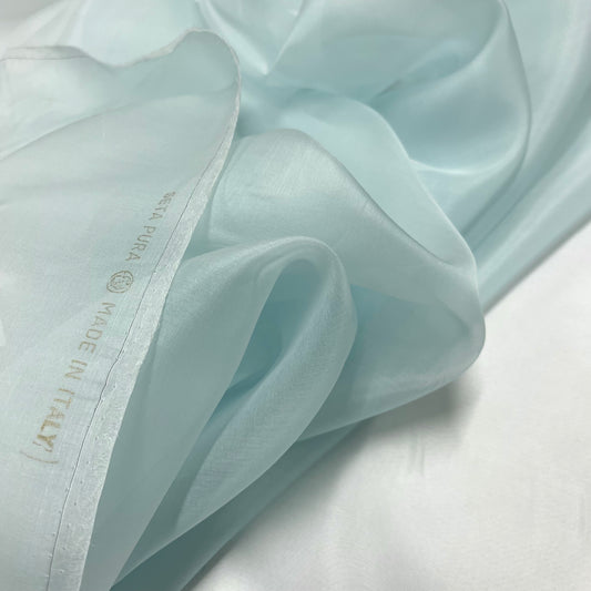 Organza di Seta –  Azzurro Chiaro