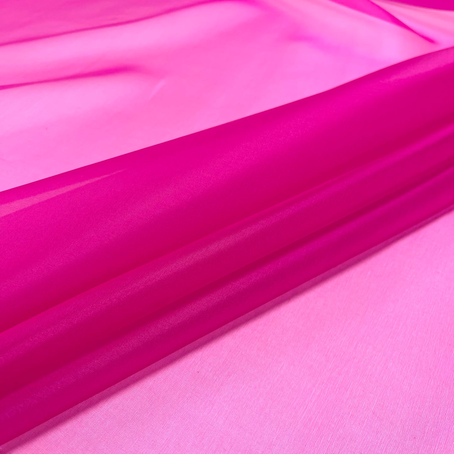 Organza di Seta – Rosa Fucsia
