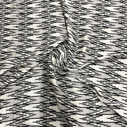 Fil Coupé Jacquard Floreale Lurex Acquamarina