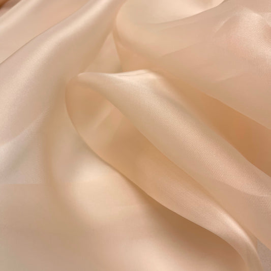 Organza di seta – Pesca chiaro