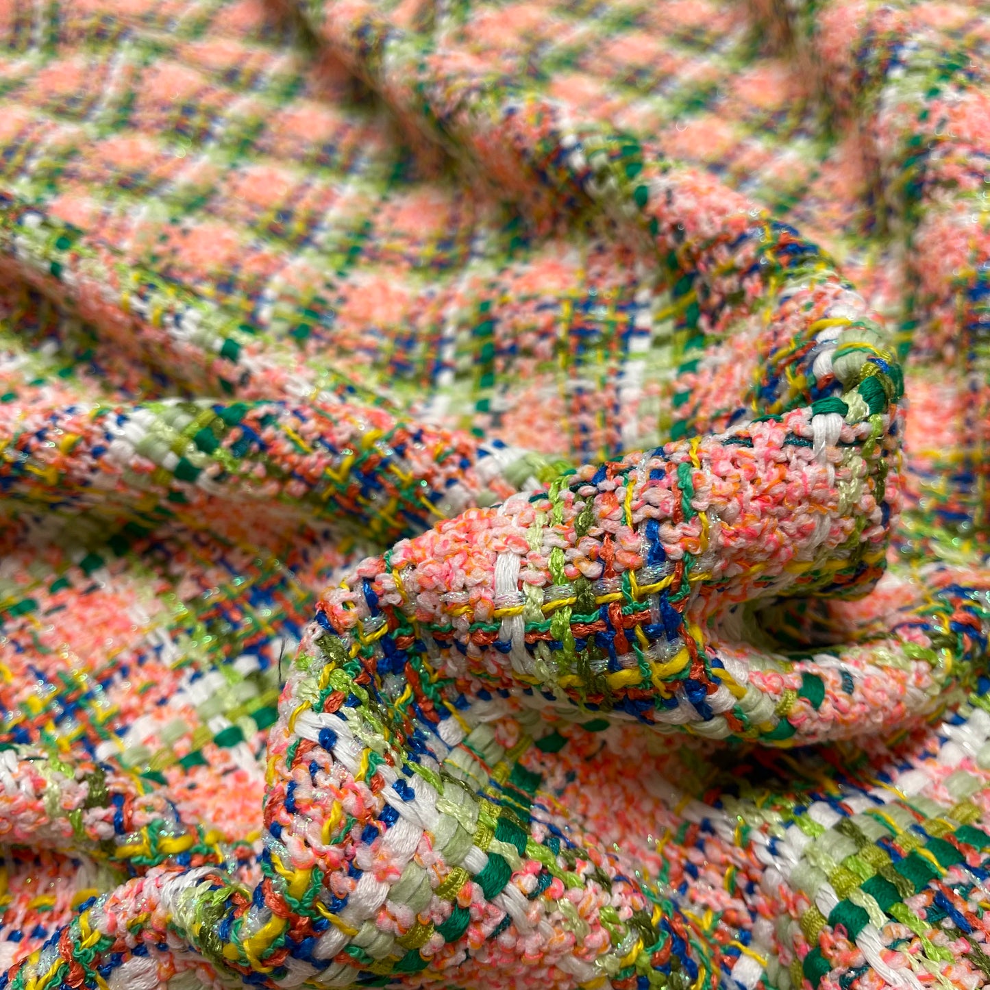 Tweed Bouclé Scozzese