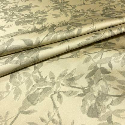 Jacquard floreale satinato – Giallo botanico