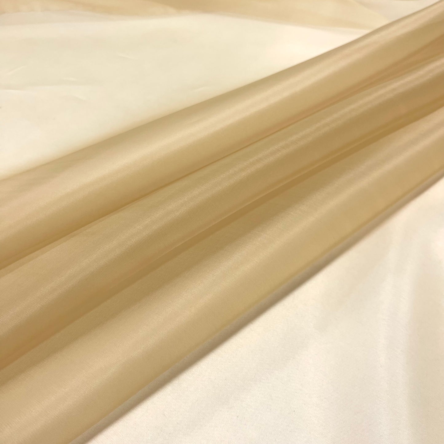 Organza di Seta – Beige Medio
