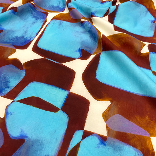 Abstract Geometric Pattern Cotton