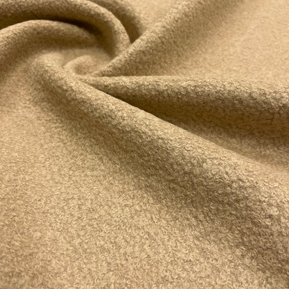 Lana Vergine e Baby Lama Doppio Bouclé – Beige