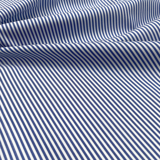 Cotone a Righe Blu 0.3