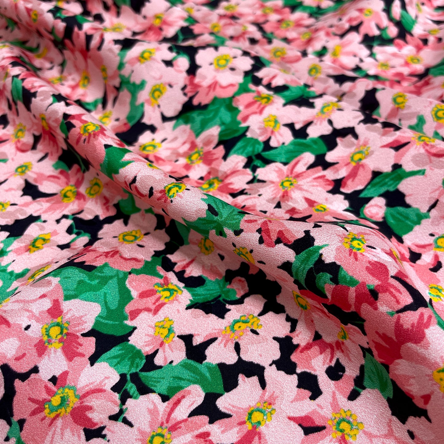 Seta Jacquard Floreale Rosa – 2,20 × 1,40 m