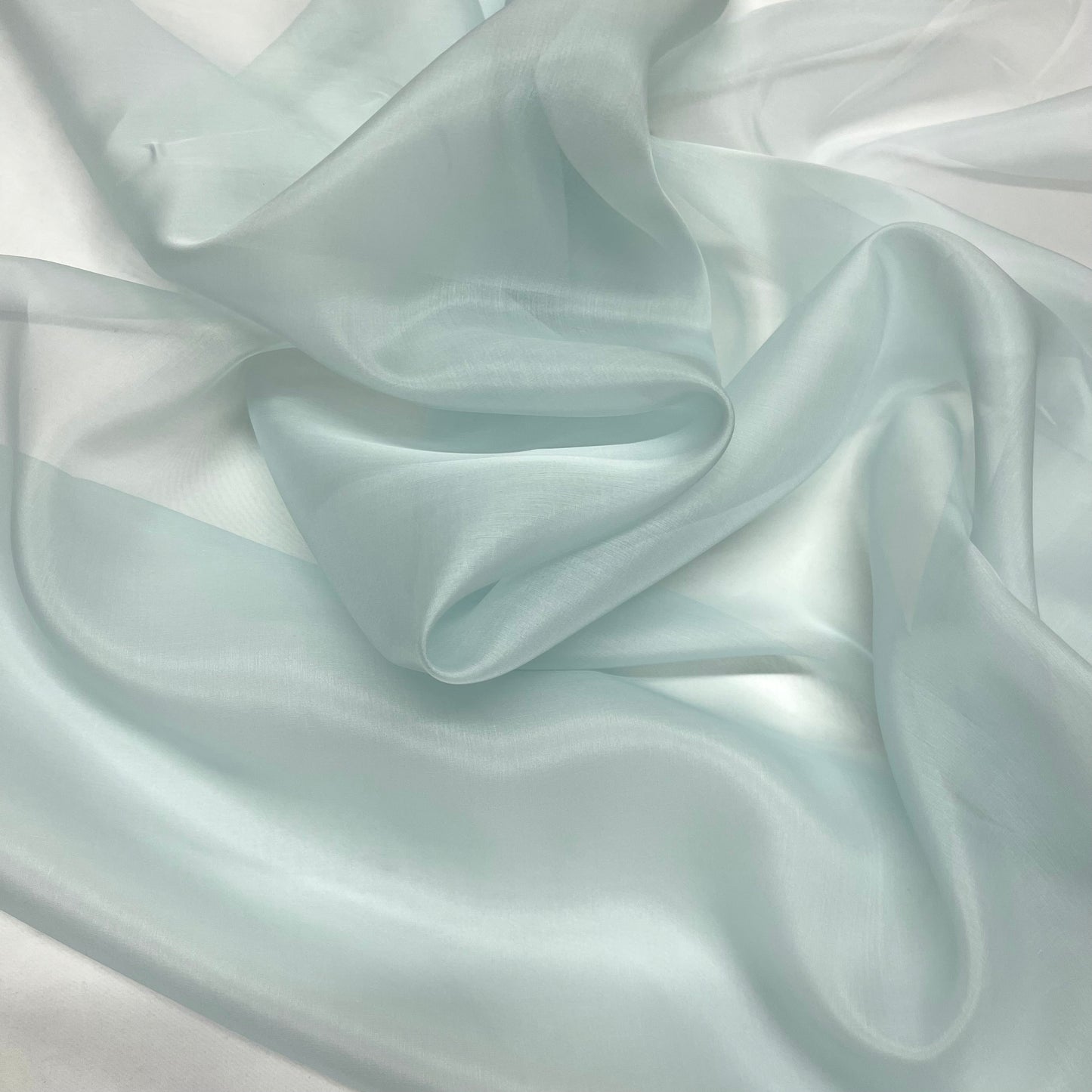 Organza di Seta –  Azzurro Chiaro