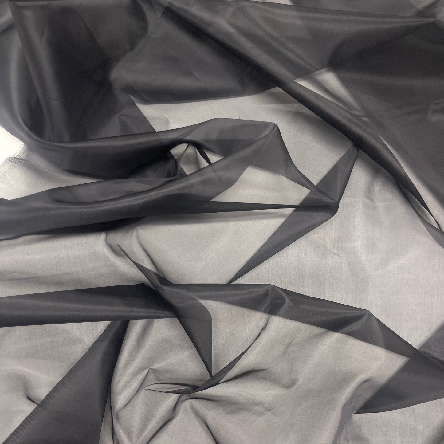 Organza di Seta – Nero