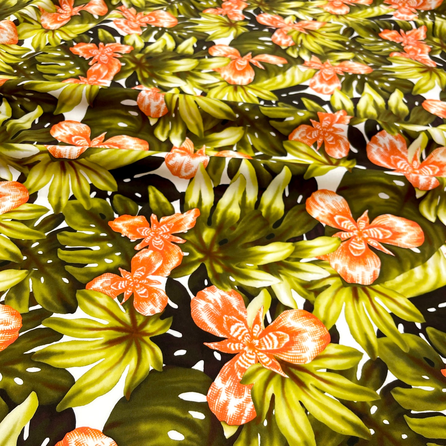 Cotone fantasia Tropicale Floreale