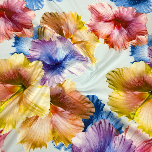 Cotone Fiori Maxi Acquerello