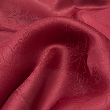 Double Silk Jacquard Organza – Bordeaux