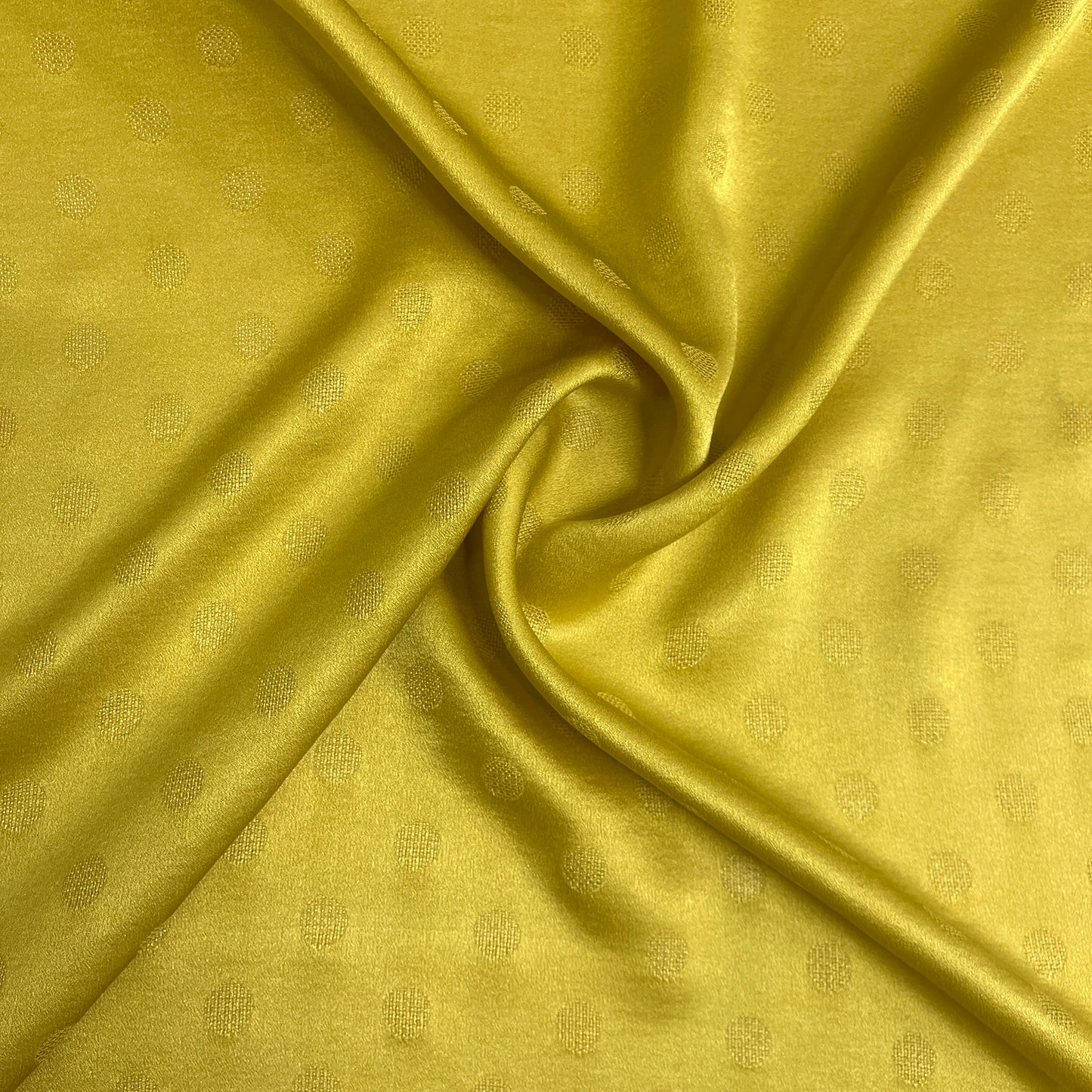 Seta Jacquard Pois Giallo – 2,40 × 1,40 m