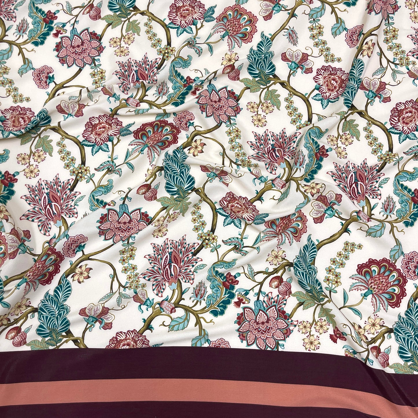 Viscosa Crepe Floreale Orientale