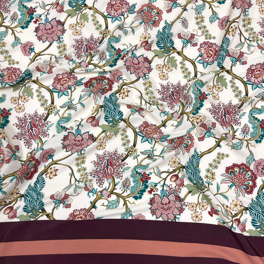 Viscosa Crepe Floreale Orientale