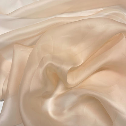 Silk organza – Light peach