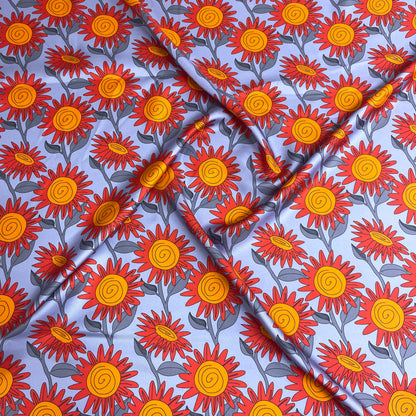 Sunflower Silk Twill – | 2.20 × 1.40 m