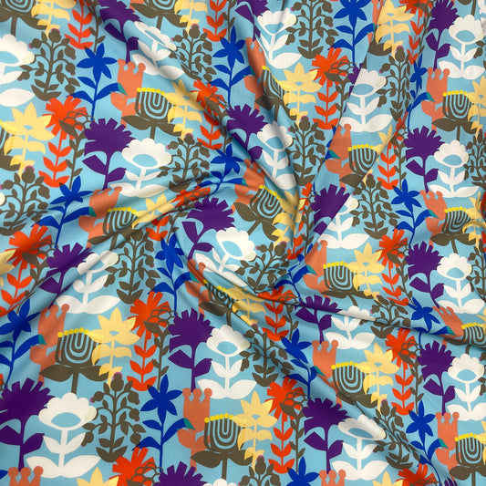 Cotone Ungaro Floreale Multicolore