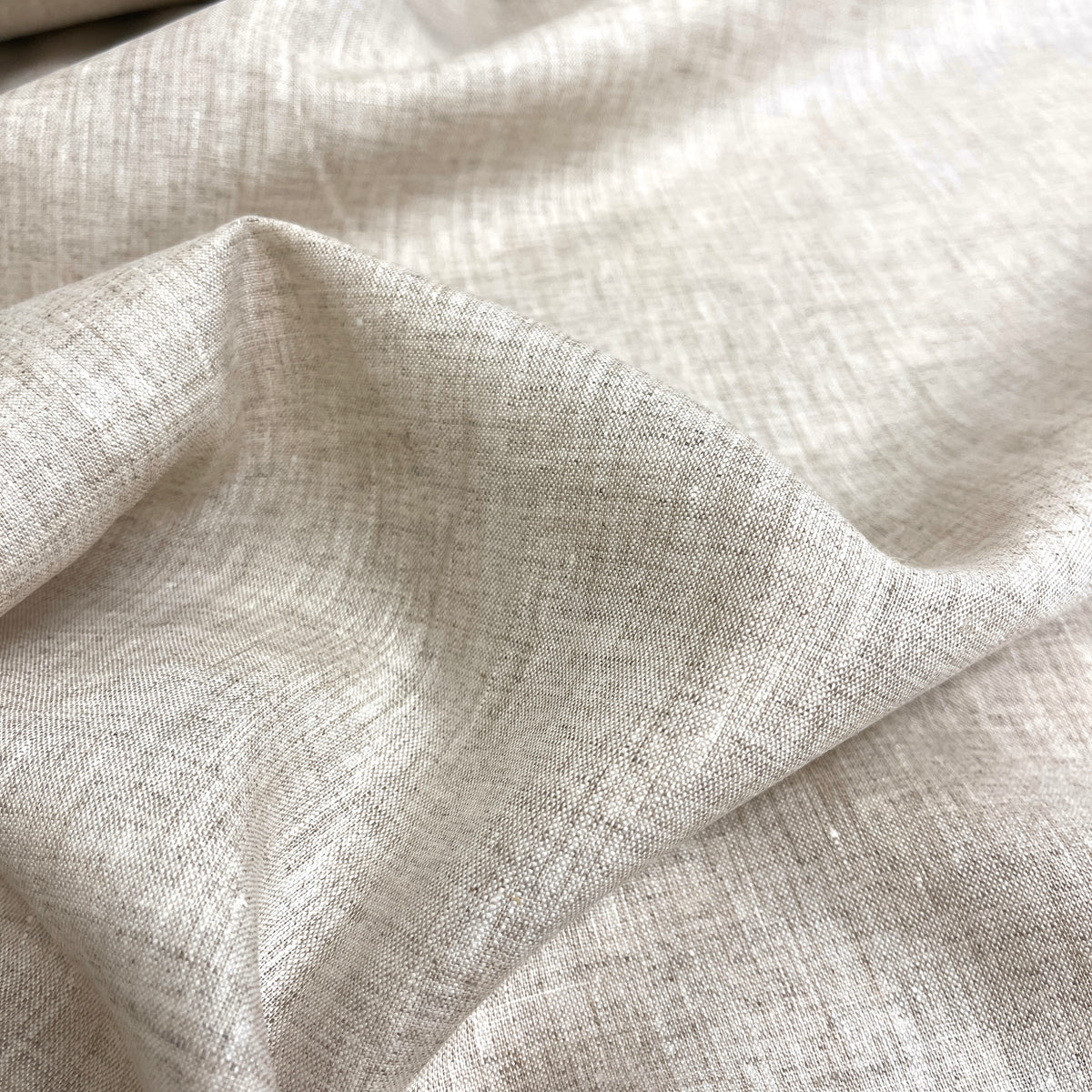Pure Linen Melange Natural Beige