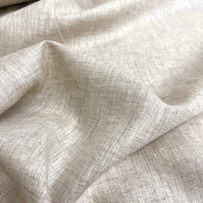 Pure Linen Melange Natural Beige