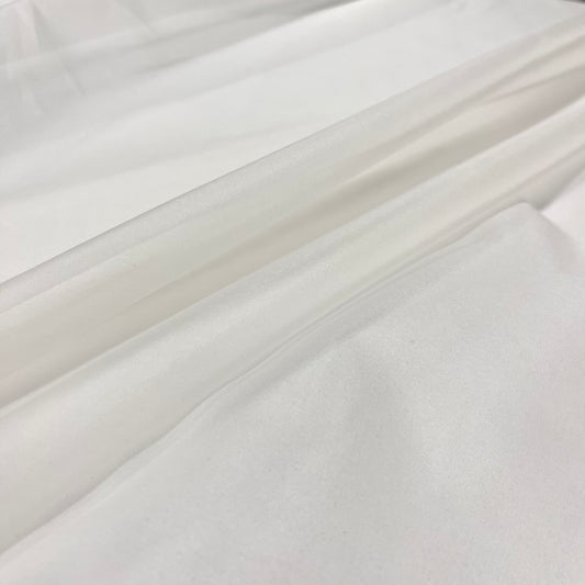 Organza di seta – Bianco