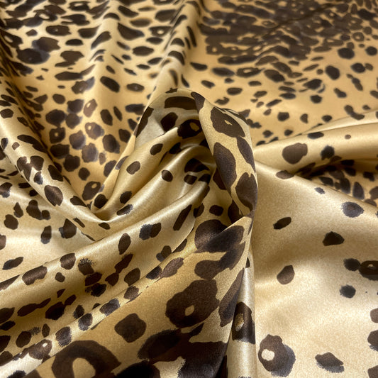Raso di Seta - Leopard Luxury Beige Sabbia
