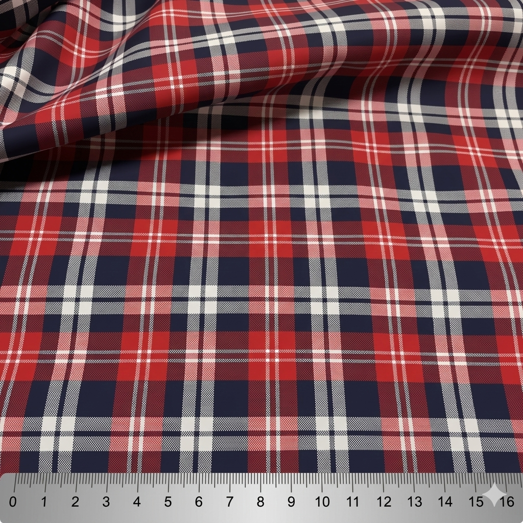 Cotone Scozzese Rosso