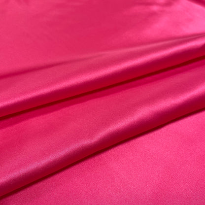 Raso di Seta Elasticizzato Fucsia