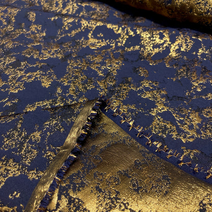 Jacquard  – Oro e Blu Scuro