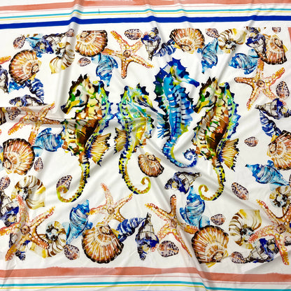Pannello Cotone Mare Mediterraneo