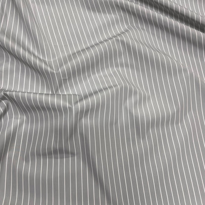 Cotone Popeline Riga Grigio