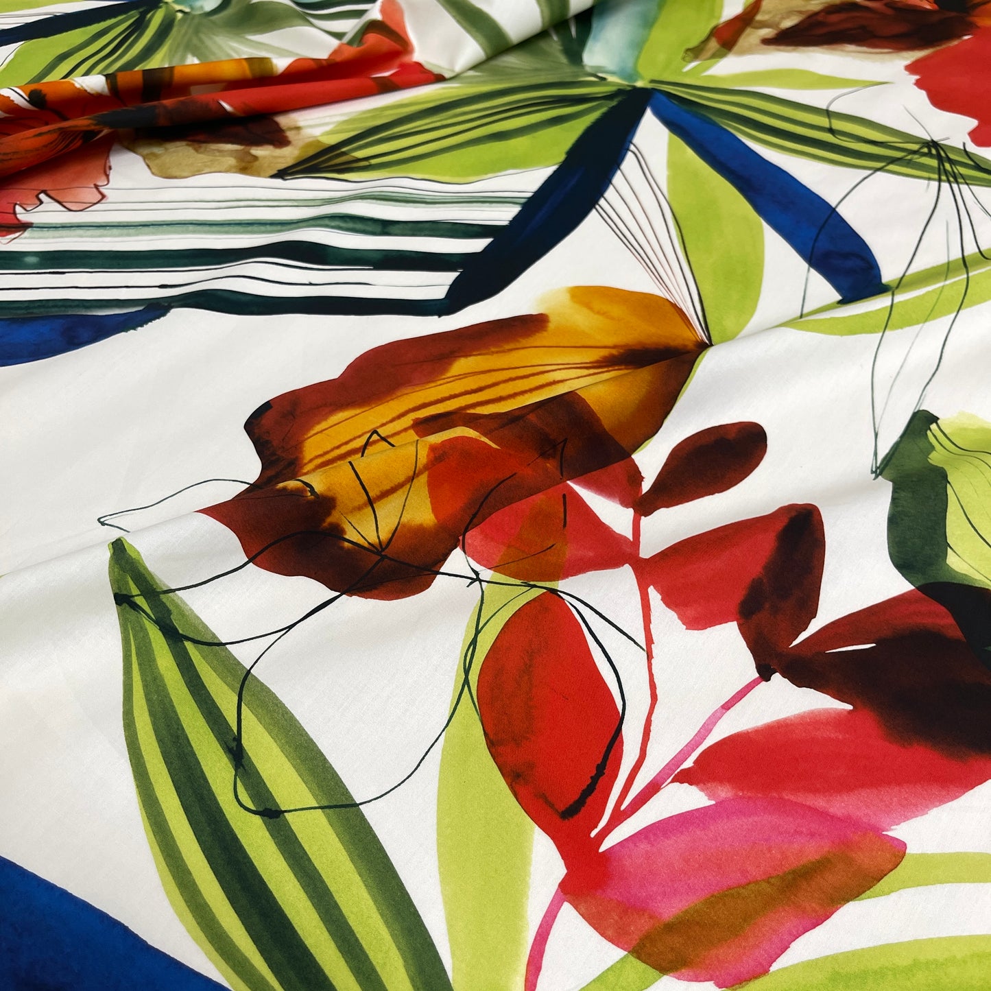 Cotone Fantasia - Tropicale Acquerello