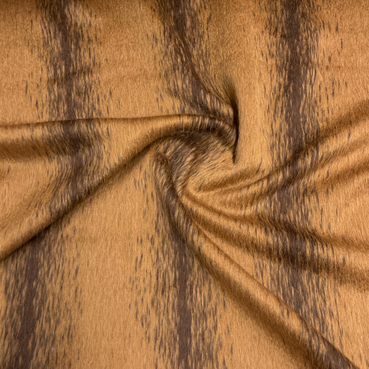 Baby Llama and Heavy Virgin Wool – Long Brown Hair